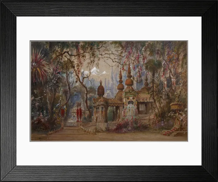 Framed Print : Stage design for the opera Ruslan and Lyudmila by M. Glinka Framed Print : Stage design for the opera Ruslan and Lyudmila by M. Glinka