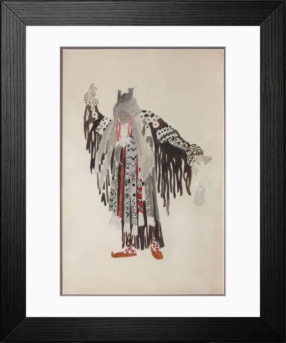 Framed Print : Costume design for the opera Ruslan and Lyudmila by M. Glinka Framed Print : Costume design for the opera Ruslan and Lyudmila by M. Glinka