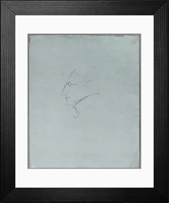 Framed Print : Nikolai Gogol with glasses Framed Print : Nikolai Gogol with glasses