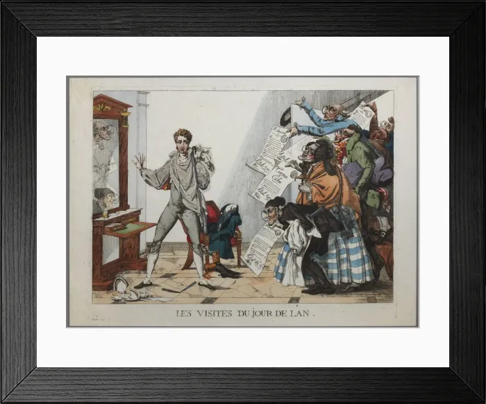 Framed Print : The Visitors on New Years Day Framed Print : The Visitors on New Years Day