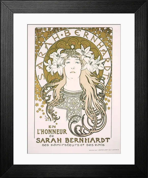 Framed Print : Sarah Bernhardt as La Princesse Lointaine Framed Print : Sarah Bernhardt as La Princesse Lointaine