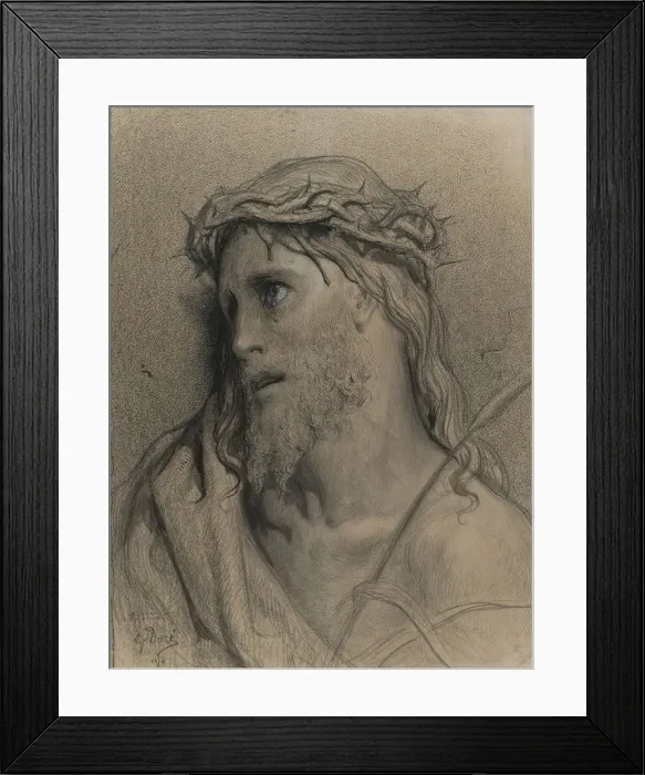Framed Print : Christ with the crown of thorns Framed Print : Christ with the crown of thorns