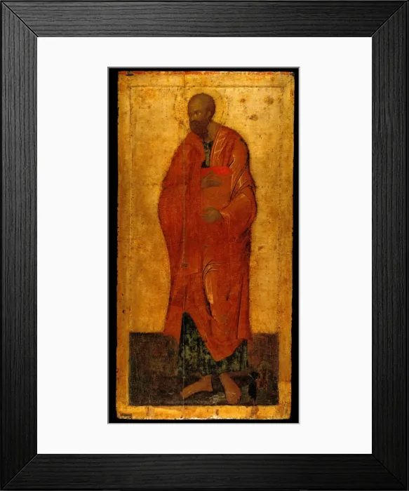 Framed Print : The Apostle Paul. Icon from the Deesis Iconostasis, Last quarter of the 14th century. Artist: Theophanes the Greek (ca. 1340-ca. 1410) Framed Print : The Apostle Paul. Icon from the Deesis Iconostasis, Last quarter of the 14th century. Artist: Theophanes the Greek (ca. 1340-ca. 1410)