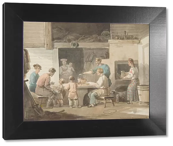 Lunchtime, 1821. Artist: Venetsianov, Alexei Gavrilovich (1780-1847)