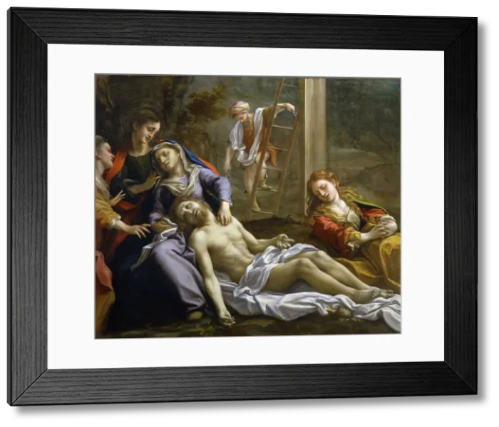 Framed Print : The Lamentation over Christ, 1524-1525. Artist: Correggio (1489-1534) Framed Print : The Lamentation over Christ, 1524-1525. Artist: Correggio (1489-1534)