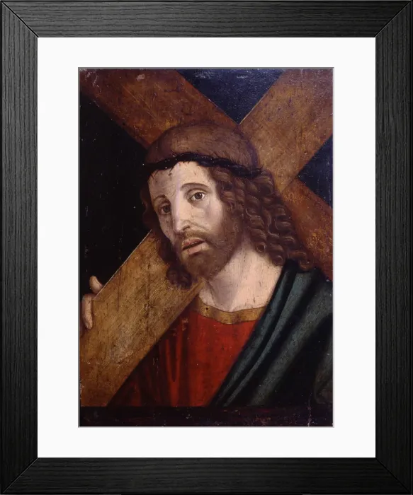 Framed Print : Christ carrying the Cross, c. 1500. Artist: Mazzola, Filippo (1460-1505) Framed Print : Christ carrying the Cross, c. 1500. Artist: Mazzola, Filippo (1460-1505)