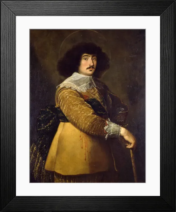 Framed Print : Saint Maurice. Artist: Nuvolone, Carlo Francesco (1609-1662) Framed Print : Saint Maurice. Artist: Nuvolone, Carlo Francesco (1609-1662)