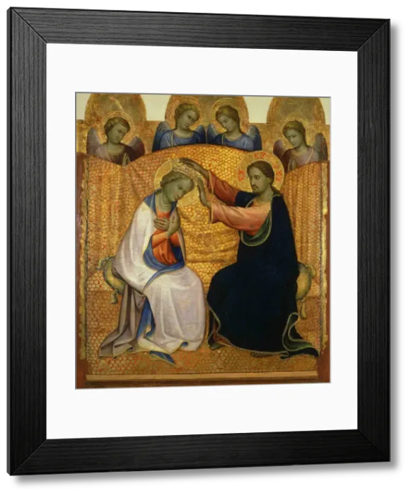 Framed Print : The Coronation of the Virgin, ca 1404. Artist: Starnina, Gherardo (c. 1364-1413) Framed Print : The Coronation of the Virgin, ca 1404. Artist: Starnina, Gherardo (c. 1364-1413)