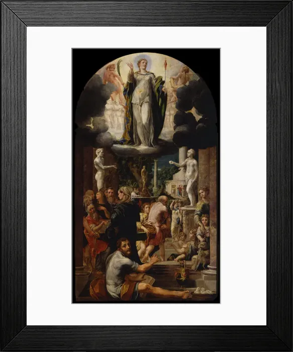 Framed Print : The Immaculate Conception of the Virgin, 1539. Artist: Mazzola Bedoli, Girolamo (c. 1500-1569) Framed Print : The Immaculate Conception of the Virgin, 1539. Artist: Mazzola Bedoli, Girolamo (c. 1500-1569)