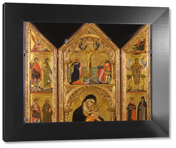 Portable altar, ca 1335. Artist: Veneziano, Paolo (ca 1330-ca 1360)
