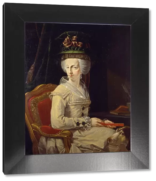 Portrait of Maria Amalia of Austria (1746-1804), Duchess of Parma. Artist: Muzzi, Domenico (1742-1812)