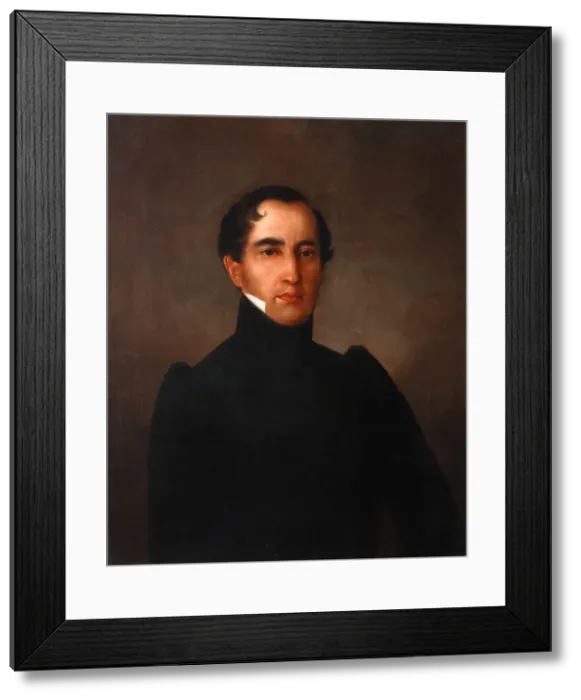 Framed Print : Portrait of Alexander Pavlovich Bakunin (1799-1862), 1832. Artist: Streshnev, Yakov (active First Half of 19 cen. ) Framed Print : Portrait of Alexander Pavlovich Bakunin (1799-1862), 1832. Artist: Streshnev, Yakov (active First Half of 19 cen. )