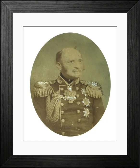 Framed Print : Alexei Illarionovich Filosofov (1800-1874), 1850-1860s. Artist: Anonymous Framed Print : Alexei Illarionovich Filosofov (1800-1874), 1850-1860s. Artist: Anonymous