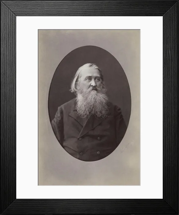 Framed Print : Portrait of the poet Aleksey Nikolayevich Pleshcheyev (1825-1893), 1870. Artist: Levitsky, Sergei Lvovich (1819-1898) Framed Print : Portrait of the poet Aleksey Nikolayevich Pleshcheyev (1825-1893), 1870. Artist: Levitsky, Sergei Lvovich (1819-1898)
