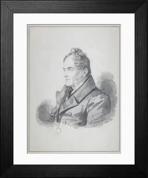 Framed Print : Portrait of Count Viktor Pavlovich Kochubey (1768-1834), Imperial Chancellor of Russia, c. 1832. Artist: Hampeln, Carl, von (1794-after 1880) Framed Print : Portrait of Count Viktor Pavlovich Kochubey (1768-1834), Imperial Chancellor of Russia, c. 1832. Artist: Hampeln, Carl, von (1794-after 1880)