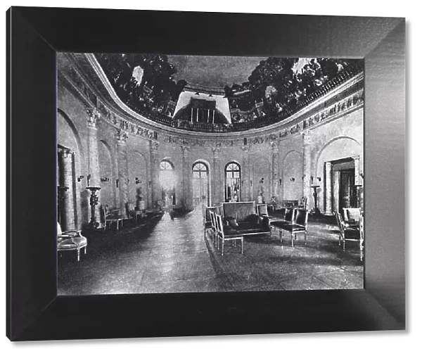 Ostafyevo Estate. Oval Hall, End of 19th century. Artist: Anonymous