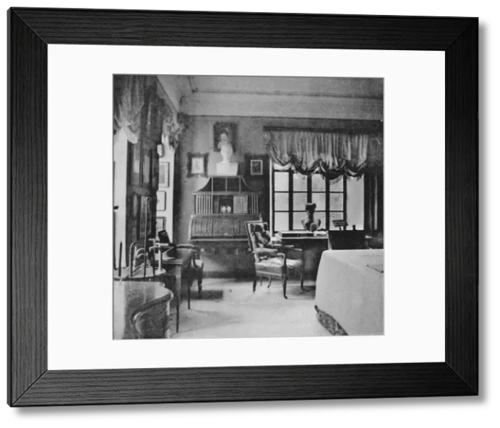 Framed Print : Ostafyevo Estate. The Karamzin Room, End of 19th century. Artist: Anonymous Framed Print : Ostafyevo Estate. The Karamzin Room, End of 19th century. Artist: Anonymous