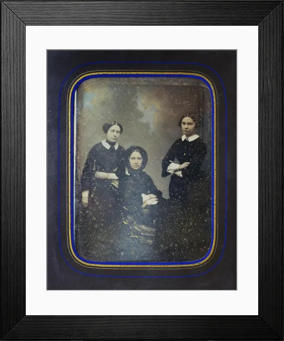 Framed Print : Portrait of sisters Pashkov, 1840s. Artist: Levitsky, Sergei Lvovich (1819-1898) Framed Print : Portrait of sisters Pashkov, 1840s. Artist: Levitsky, Sergei Lvovich (1819-1898)