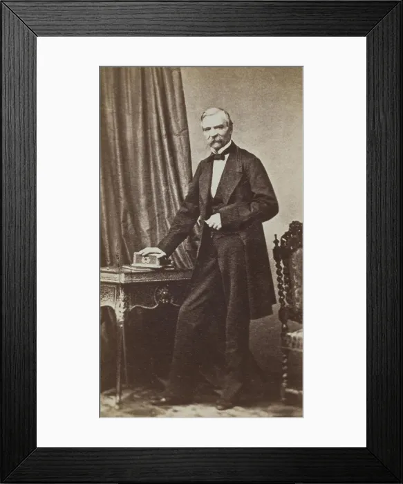 Framed Print : Portrait of Mikhail Naryshkin (1798-1863), 1860s. Artist: Anonymous Framed Print : Portrait of Mikhail Naryshkin (1798-1863), 1860s. Artist: Anonymous