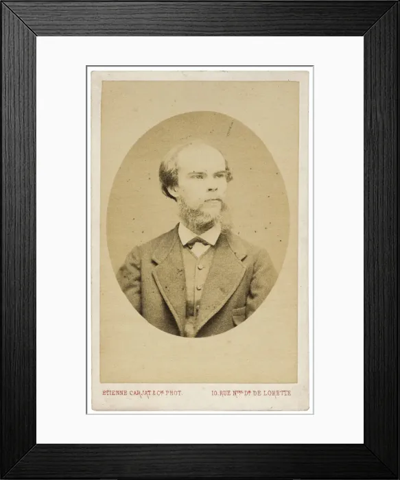 Framed Print : Portrait of the Poet Paul Verlaine (1844-1896), c. 1870. Artist: Carjat, Etienne (1828-1906) Framed Print : Portrait of the Poet Paul Verlaine (1844-1896), c. 1870. Artist: Carjat, Etienne (1828-1906)