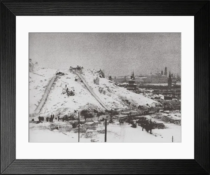 Framed Print : The Demolition of the Cathedral of Christ the Saviour in Moscow, 1931. Artist: Ilf, Ilya Arnoldovich (1897-1937) Framed Print : The Demolition of the Cathedral of Christ the Saviour in Moscow, 1931. Artist: Ilf, Ilya Arnoldovich (1897-1937)