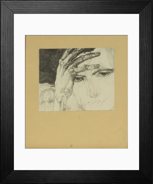 Framed Print : Self-portrait. Artist: Filonov, Pavel Nikolayevich (1883-1941) Framed Print : Self-portrait. Artist: Filonov, Pavel Nikolayevich (1883-1941)