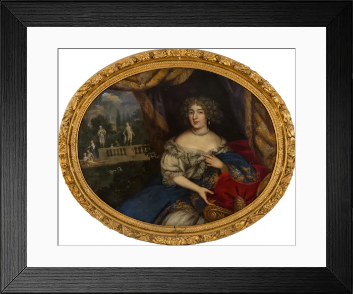Framed Print : Francoise-Athenais de Rochechouart, marquise de Montespan (1640-1707). Artist: Mignard, Pierre (1612-1695) Framed Print : Francoise-Athenais de Rochechouart, marquise de Montespan (1640-1707). Artist: Mignard, Pierre (1612-1695)