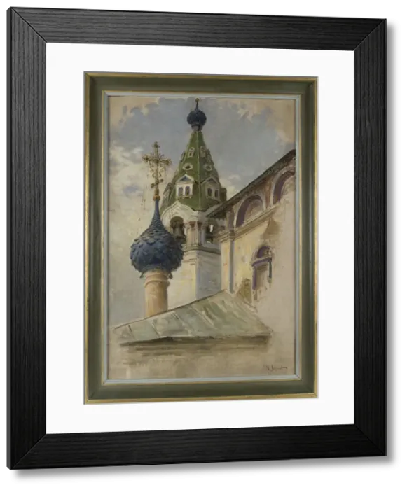 Framed Print : The Archangel Michael Church in Kostroma, 1910. Artist: Schmidt, Genrikh Genrikhovich (1861-1922) Framed Print : The Archangel Michael Church in Kostroma, 1910. Artist: Schmidt, Genrikh Genrikhovich (1861-1922)