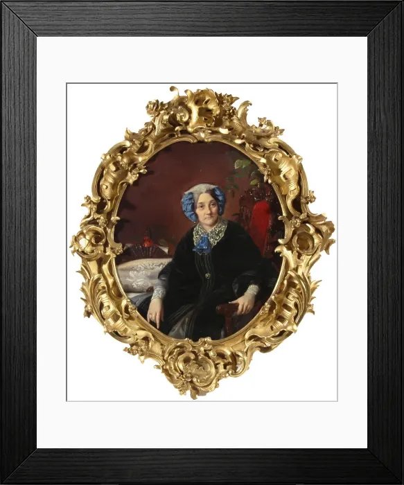 Framed Print : Portrait of Princess Isabella Adamovna Gagarina (1800-1886), nee Countess Walewska, 1850s. Artist: Zaryanko, Sergei Konstantinovich (1818-1870) Framed Print : Portrait of Princess Isabella Adamovna Gagarina (1800-1886), nee Countess Walewska, 1850s. Artist: Zaryanko, Sergei Konstantinovich (1818-1870)