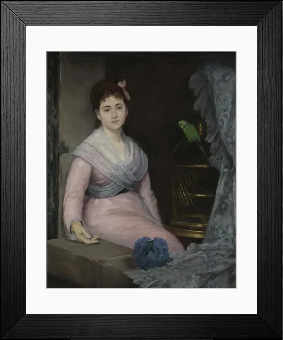 Framed Print : Indolence. Private Collection Framed Print : Indolence. Private Collection