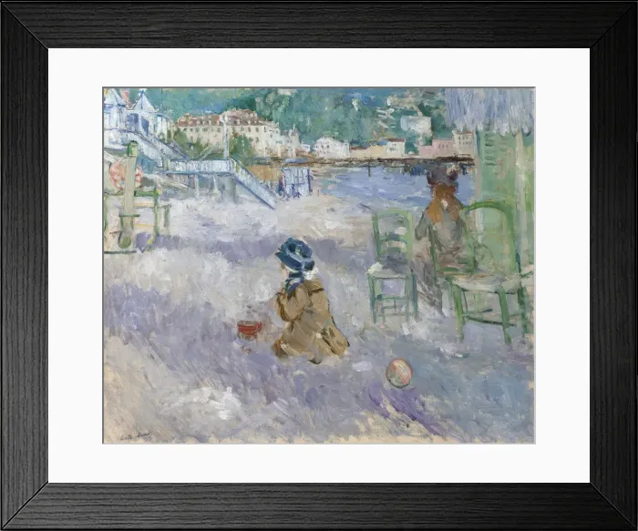 Framed Print : Beach in Nice Framed Print : Beach in Nice