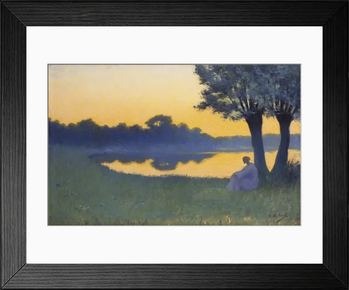 Framed Print : Sunset. Private Collection Framed Print : Sunset. Private Collection