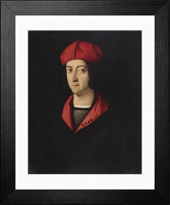 Framed Print : Portrait of Cardinal Ippolito d Este (1509-1572) Framed Print : Portrait of Cardinal Ippolito d Este (1509-1572)