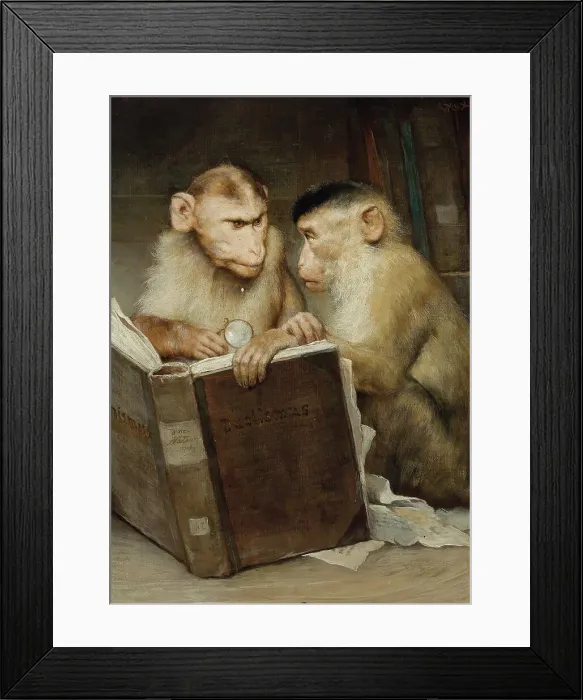 Framed Print : The Scholars Framed Print : The Scholars