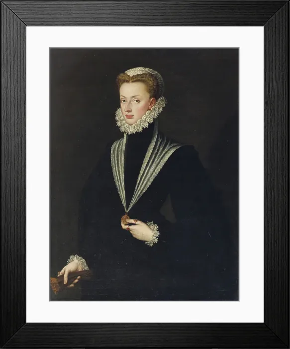 Framed Print : Portrait of Joanna of Austria (1547-1578) Framed Print : Portrait of Joanna of Austria (1547-1578)