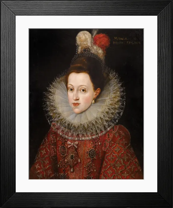 Framed Print : Portrait of Margaret of Austria (1584-1611) Framed Print : Portrait of Margaret of Austria (1584-1611)