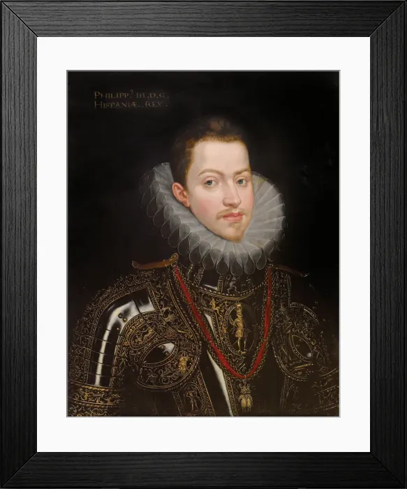 Framed Print : Portrait of Philip III of Spain (1578-1621), King of Spain and Portugal Framed Print : Portrait of Philip III of Spain (1578-1621), King of Spain and Portugal