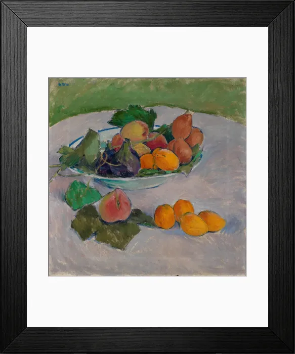 Framed Print : Still life with fruit and leaves Framed Print : Still life with fruit and leaves