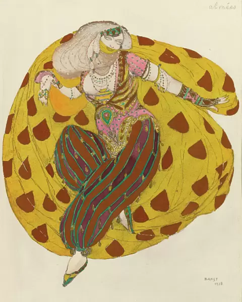 Costume design for the ballet Scheharazade by N. Rimsky-Korsakov