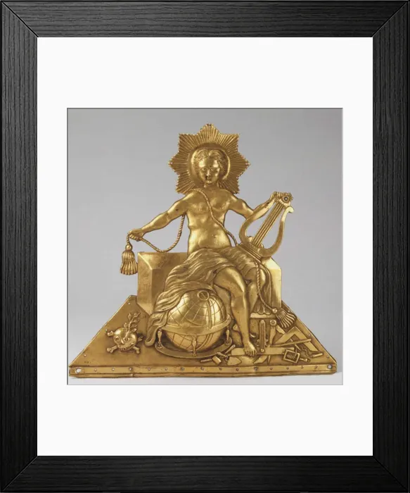 Framed Print : Masonic Plaque, Russia Framed Print : Masonic Plaque, Russia