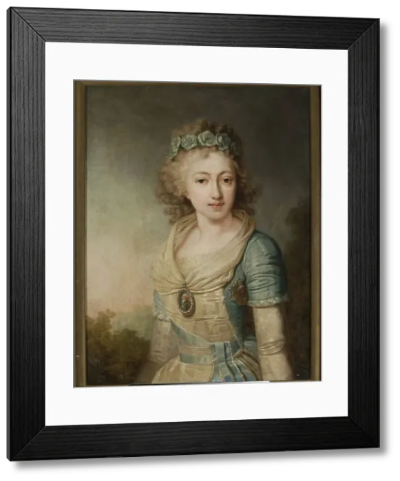 Framed Print : Grand Duchess Elena Pavlovna of Russia (1784-1803), Grand Duchess of Mecklenburg-Schwerin Framed Print : Grand Duchess Elena Pavlovna of Russia (1784-1803), Grand Duchess of Mecklenburg-Schwerin