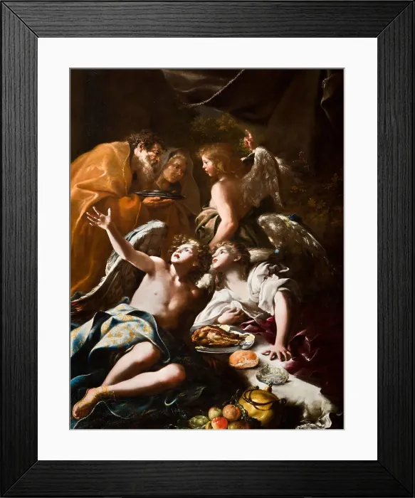 Framed Print : Abraham and the Three Angels Framed Print : Abraham and the Three Angels
