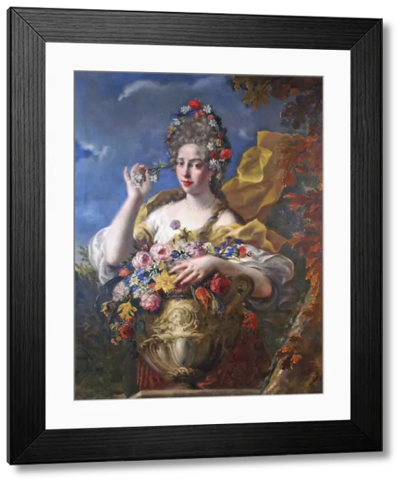 Framed Print : Portrait of a Lady as Flora Framed Print : Portrait of a Lady as Flora