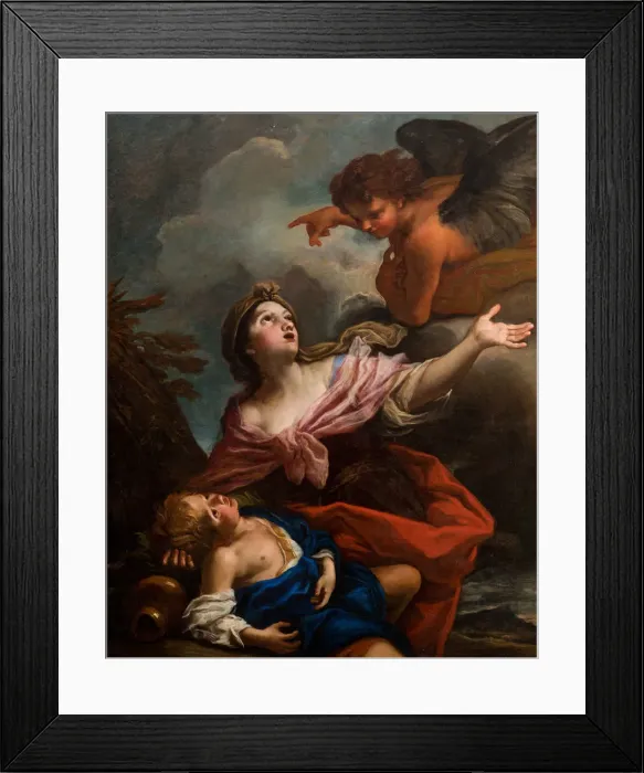 Framed Print : Hagar And Ishmael Framed Print : Hagar And Ishmael