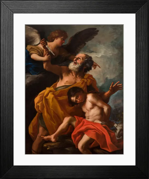 Framed Print : Abraham Sacrificing Isaac Framed Print : Abraham Sacrificing Isaac
