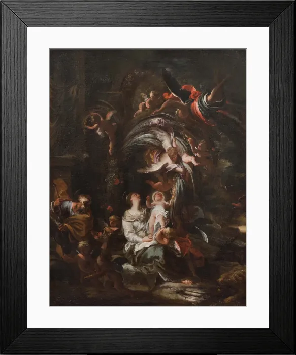 Framed Print : The Rest on the Flight into Egypt Framed Print : The Rest on the Flight into Egypt