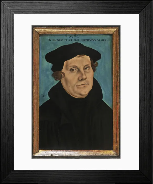 Framed Print : Martin Luther Framed Print : Martin Luther