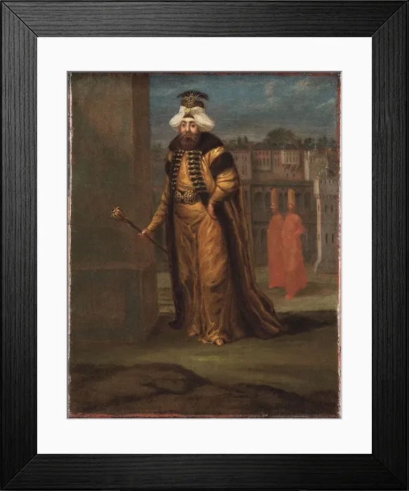 Framed Print : Sultan Ahmed III (1673-1736) Framed Print : Sultan Ahmed III (1673-1736)