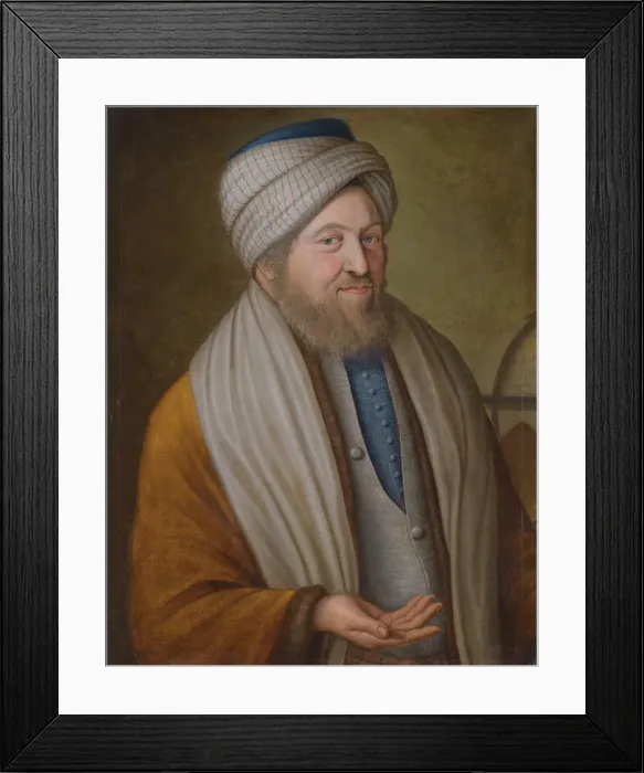 Framed Print : Portrait of Abraham of Lontesano, Rabbi of Constantinople Framed Print : Portrait of Abraham of Lontesano, Rabbi of Constantinople