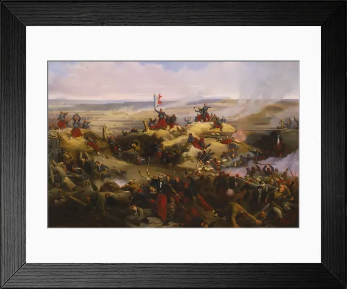 Framed Print : The Taking of Malakoff on 8 September 1855